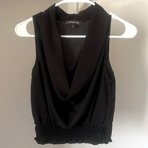 Black top super cute office attire